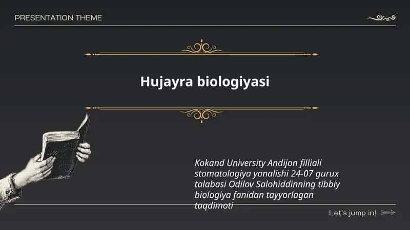 Hujayra biologiyasi