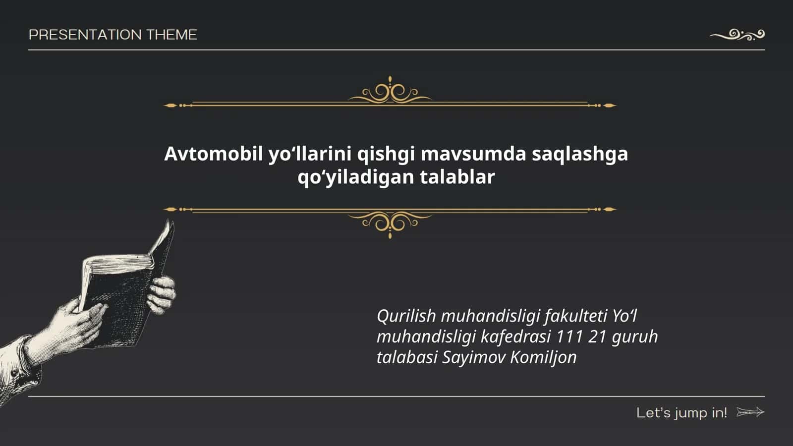 Avtomobil yoʻllarini qishgi mavsumda saqlashga qoʻyiladigan talablar