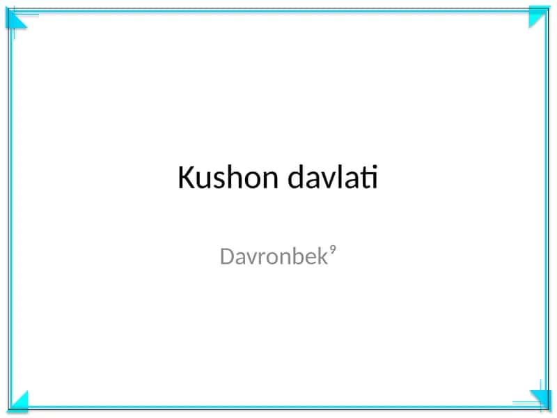 Kushon davlati