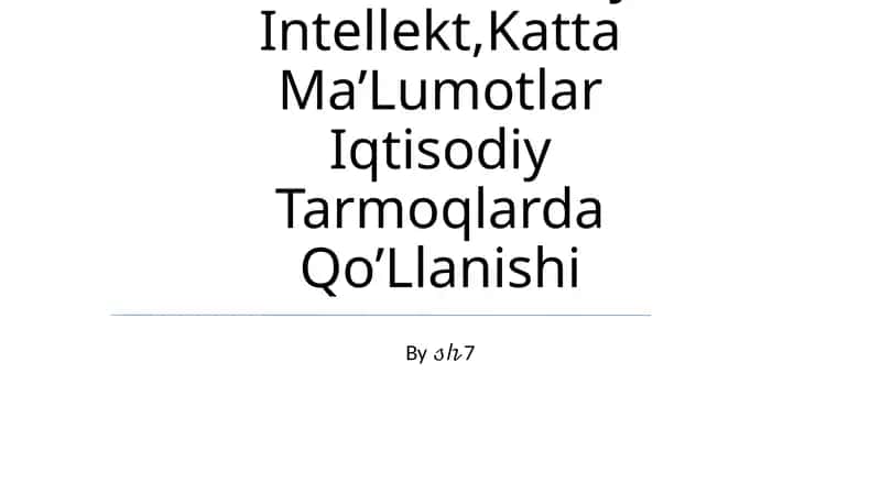 Moliya sohasida blokcheyn