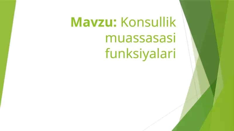 Konsullik muassasasi funksiyalari