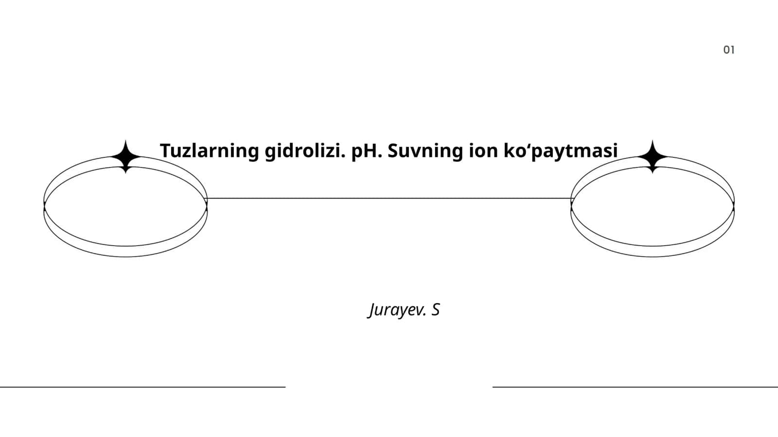 Tuzlarning gidrolizi. pH. Suvning ion koʻpaytmasi