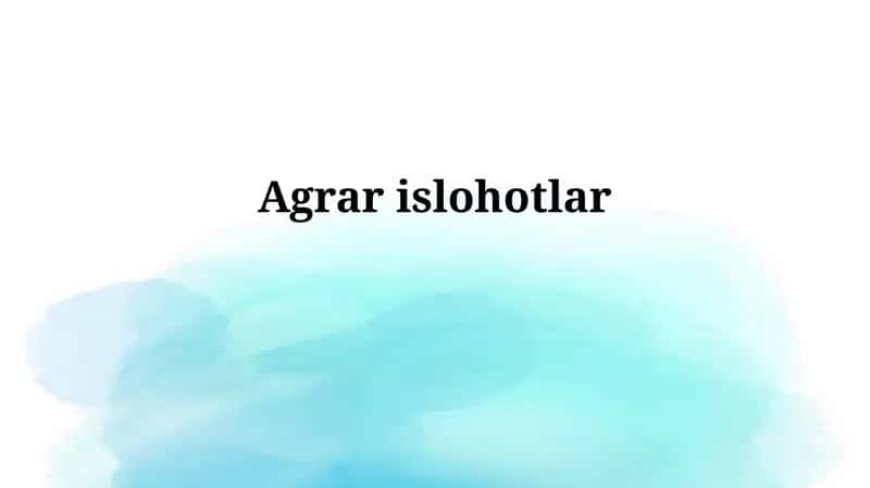 Agrarislohotlar