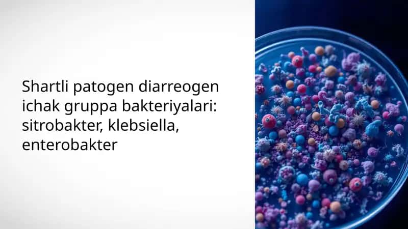 Shartli patogen diarreogen ichak gruppa bakteriyalari
