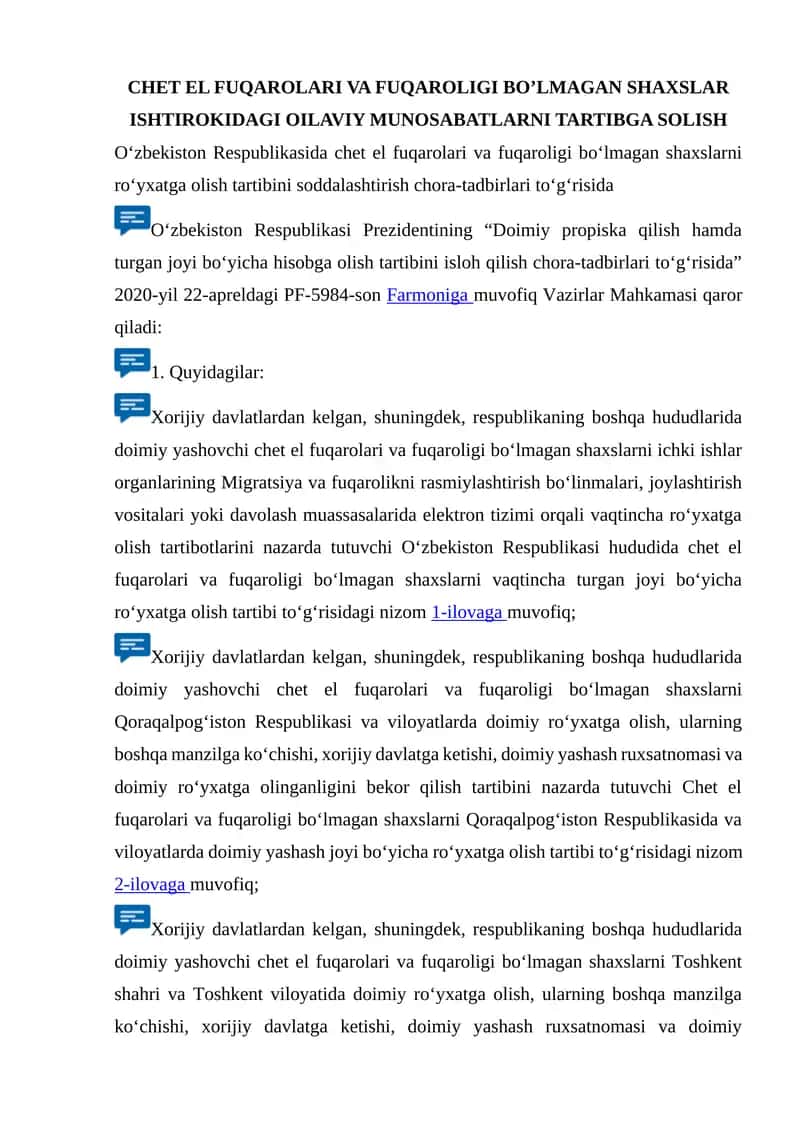 O‘zbekiston Respublikasining Bosh vaziri A. ARIPOV