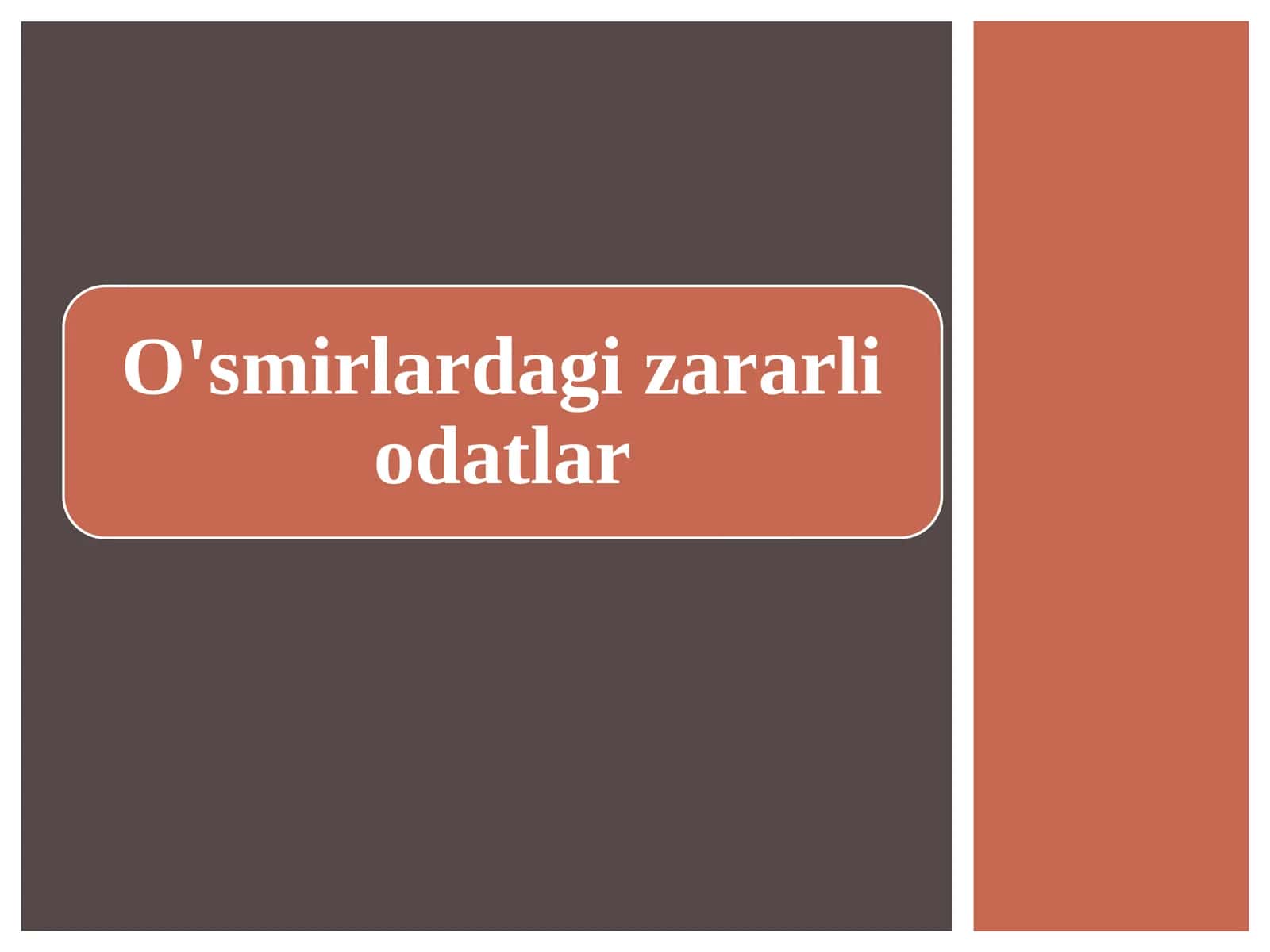 XXI ASR VABOSI VUJUDGA KELISH SABABLARI