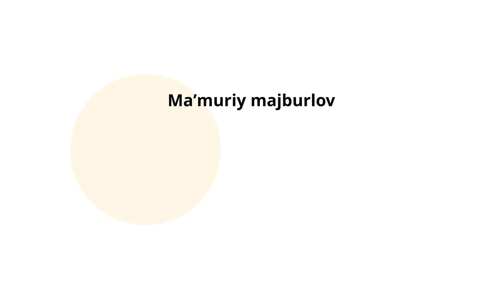 Ma'muriy majburlov