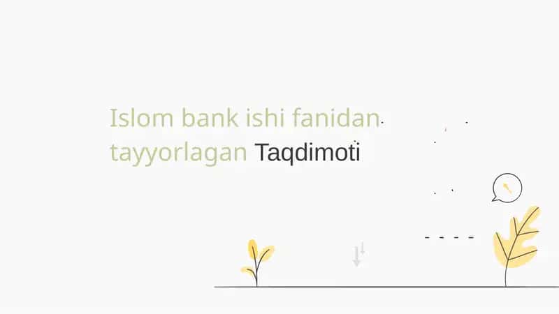ISLOM SUG'URTALASH TIZIMI