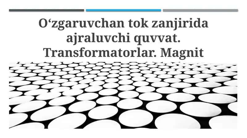 O'zgaruvchan tok zanjirlarida quvvat sarfi