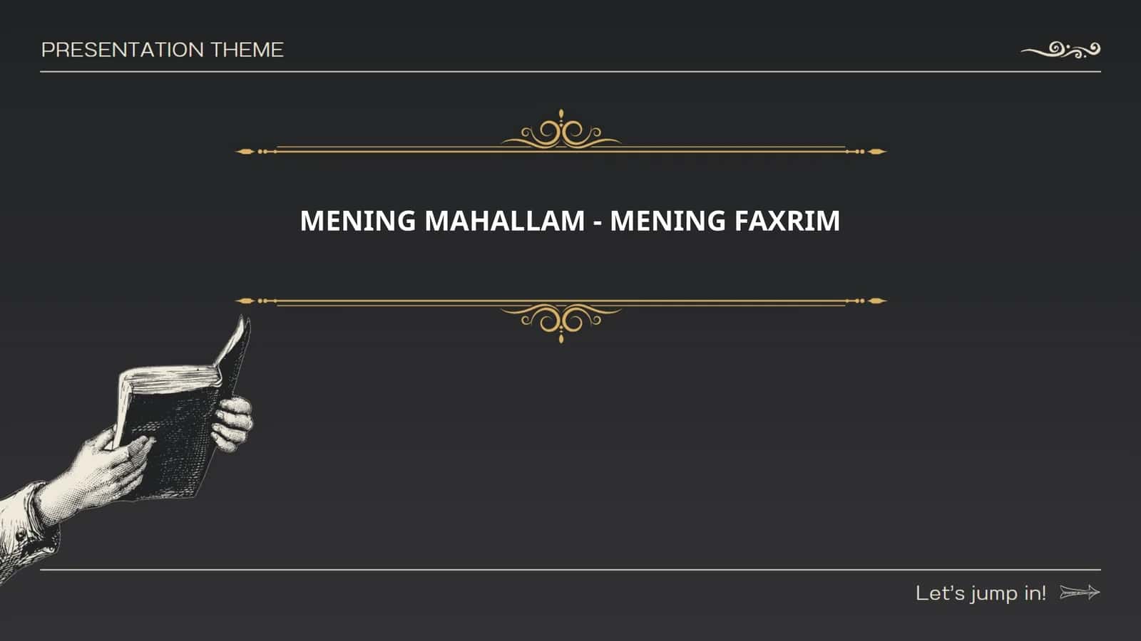 MENING MAHALLAM - MENING FAXRIM