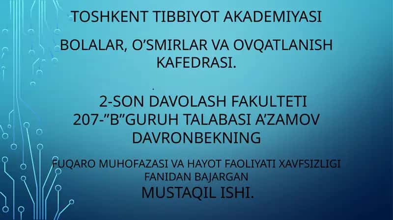 Ishlabchiqarishda mehnat xavfsizligini taminlash psixologiyasi
