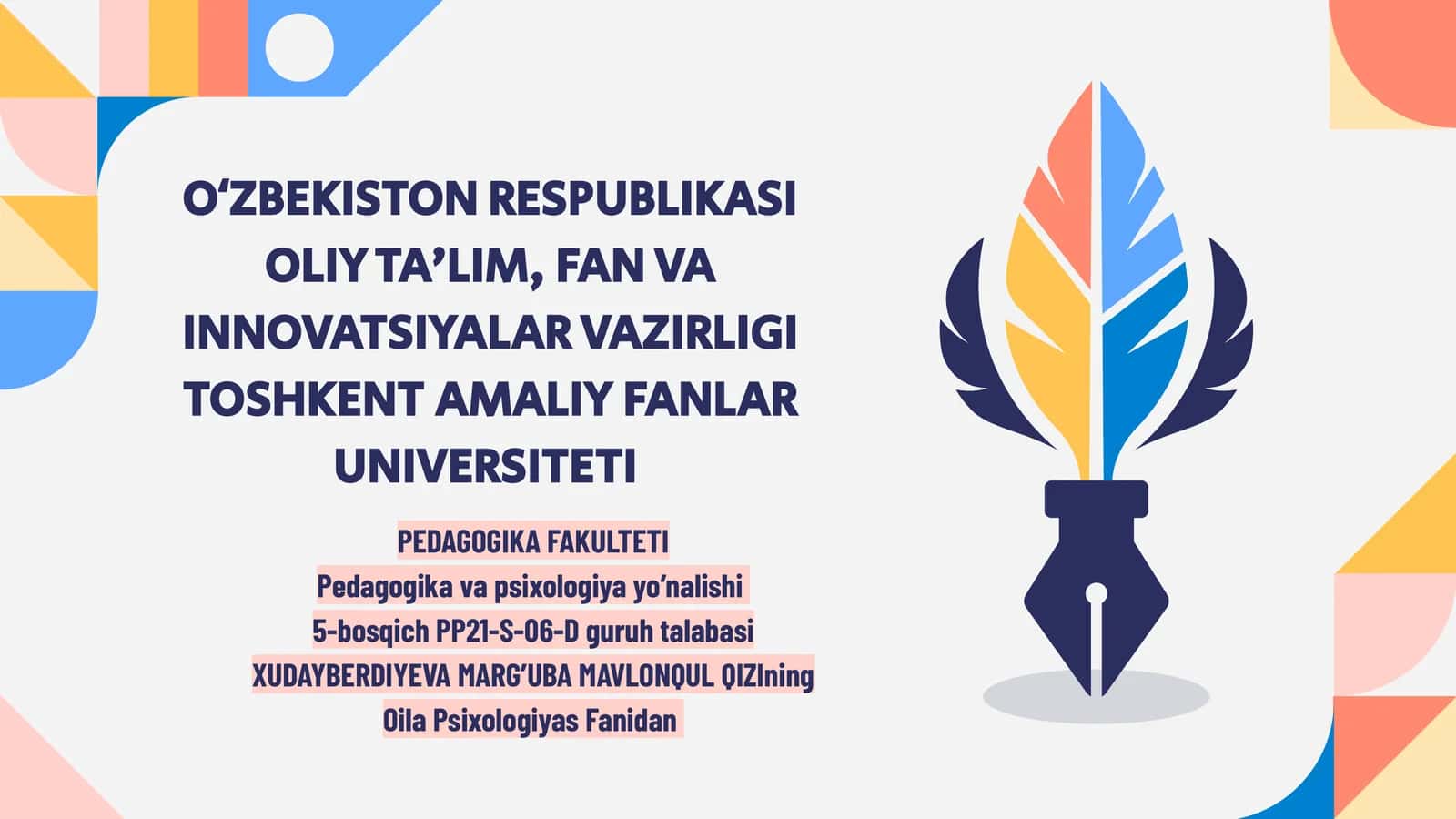 Oʻsmirlik yoshidagi oʻgʻil va qizlarning oʻziga xos psixologik xususiyatlari
