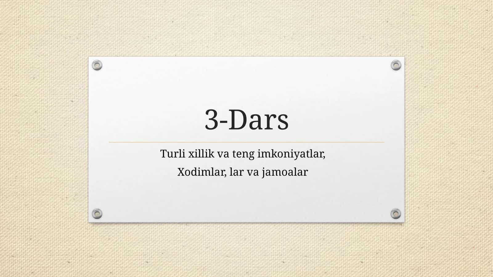 Turli xillik va teng imkoniyatlar, Xodimlar, lar va jamoalar