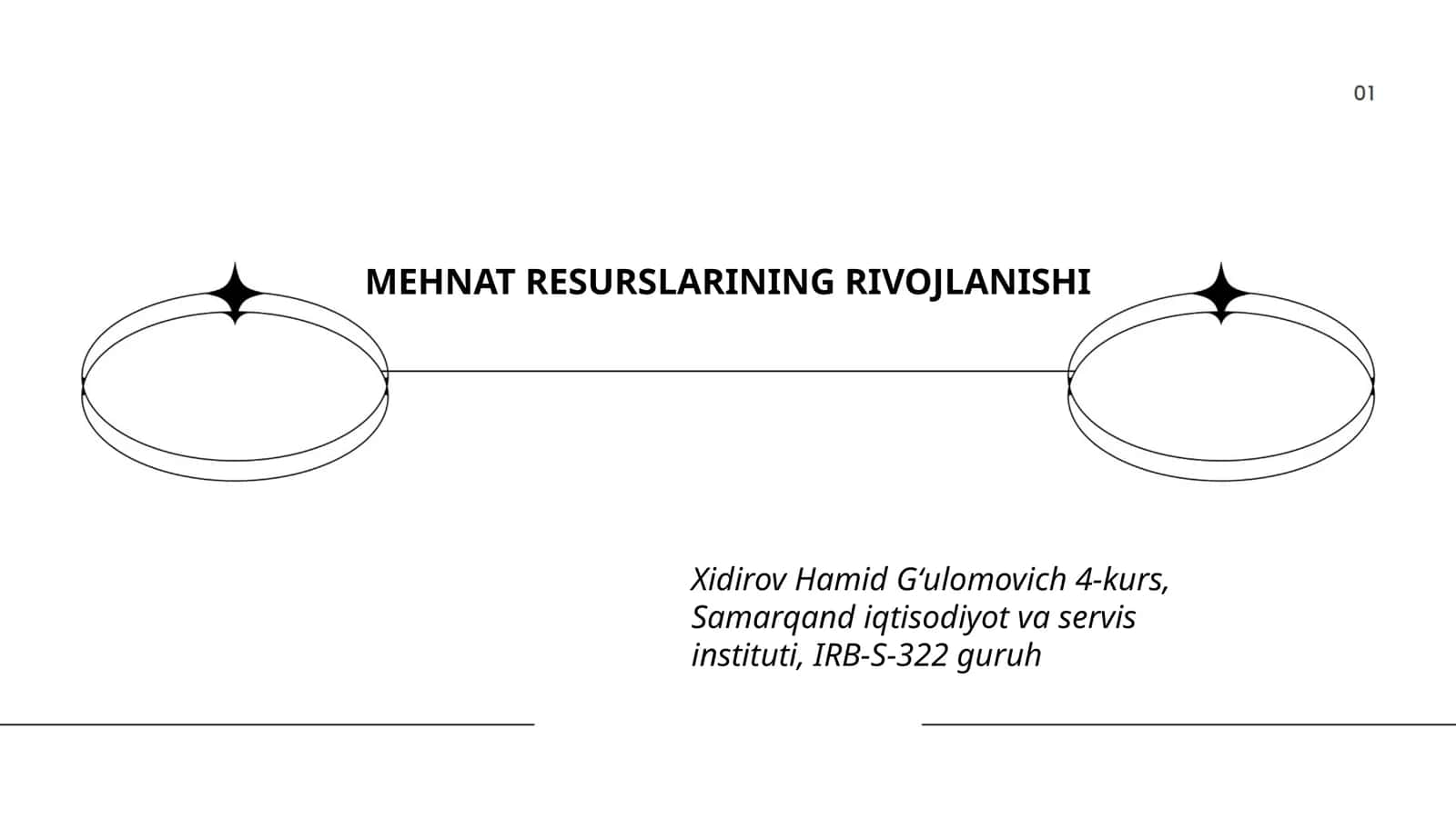 MEHNAT RESURSLARINING RIVOJLANISHI