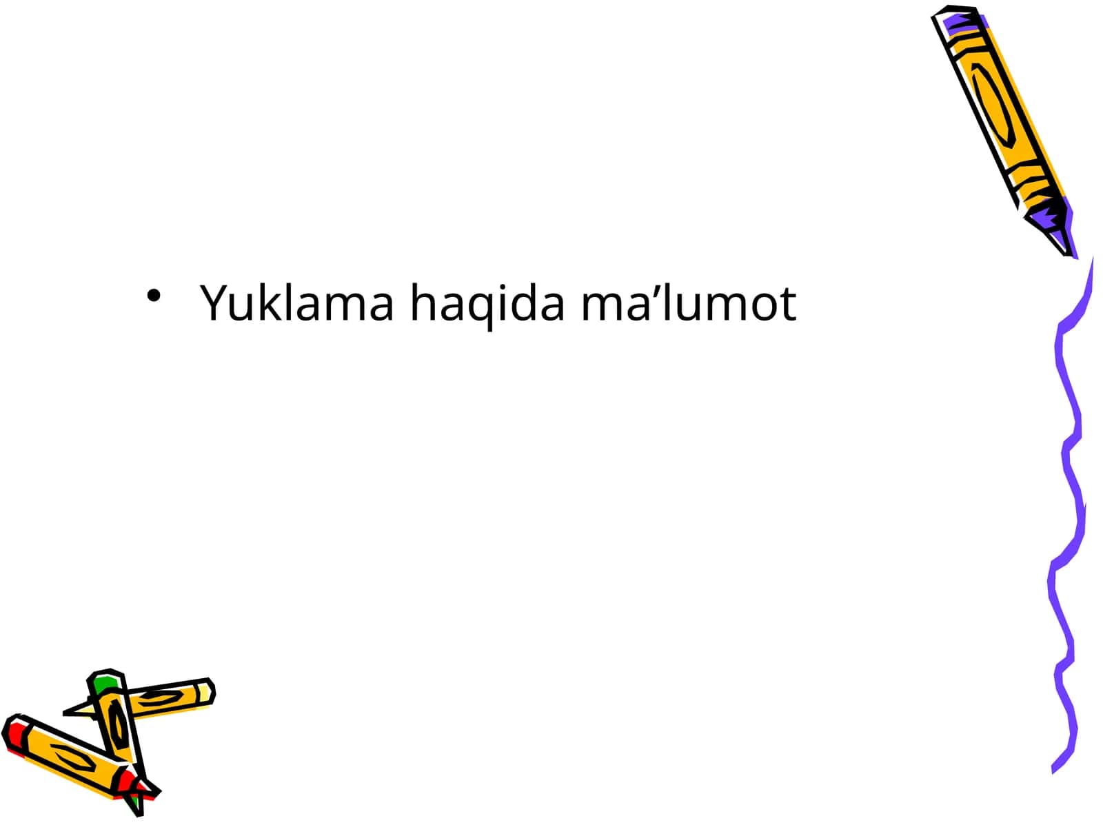 Yuklamalar