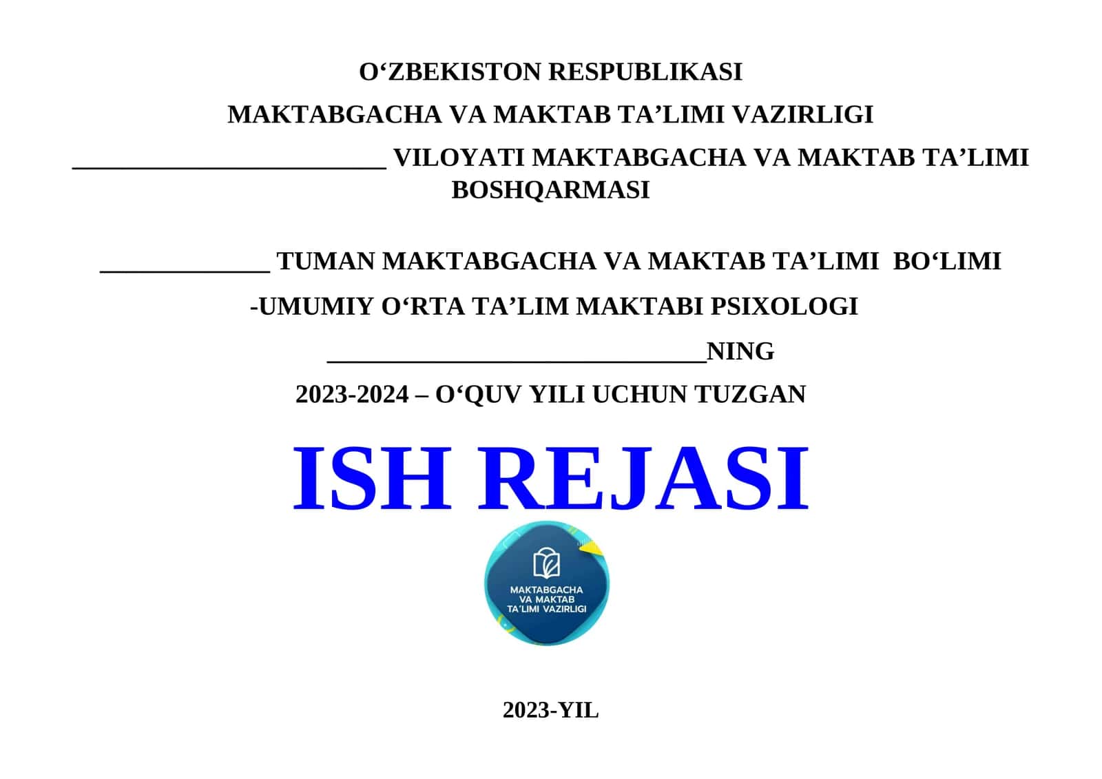 Umumiy orta ta'lim maktabi psixologi