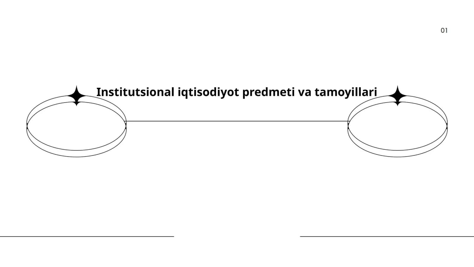 Institutsional iqtisodiyot predmeti va tamoyillari