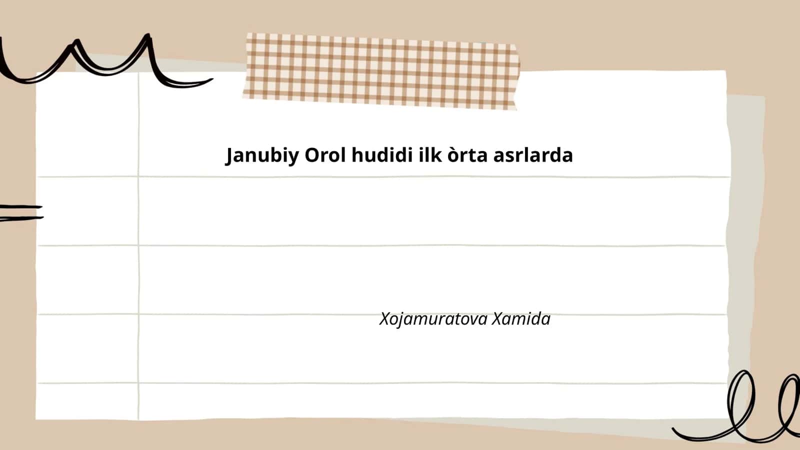 Janubiy Orol hudidi ilk òrta asrlarda