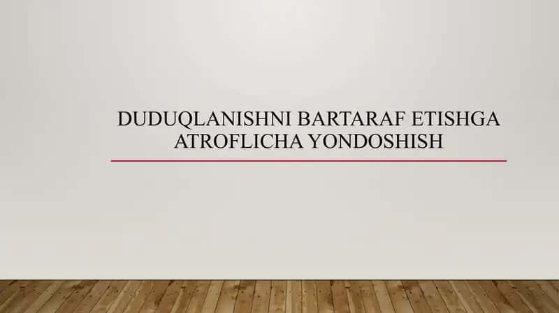 Duduqlanishni bartaraf etishga atroflicha yondoshish