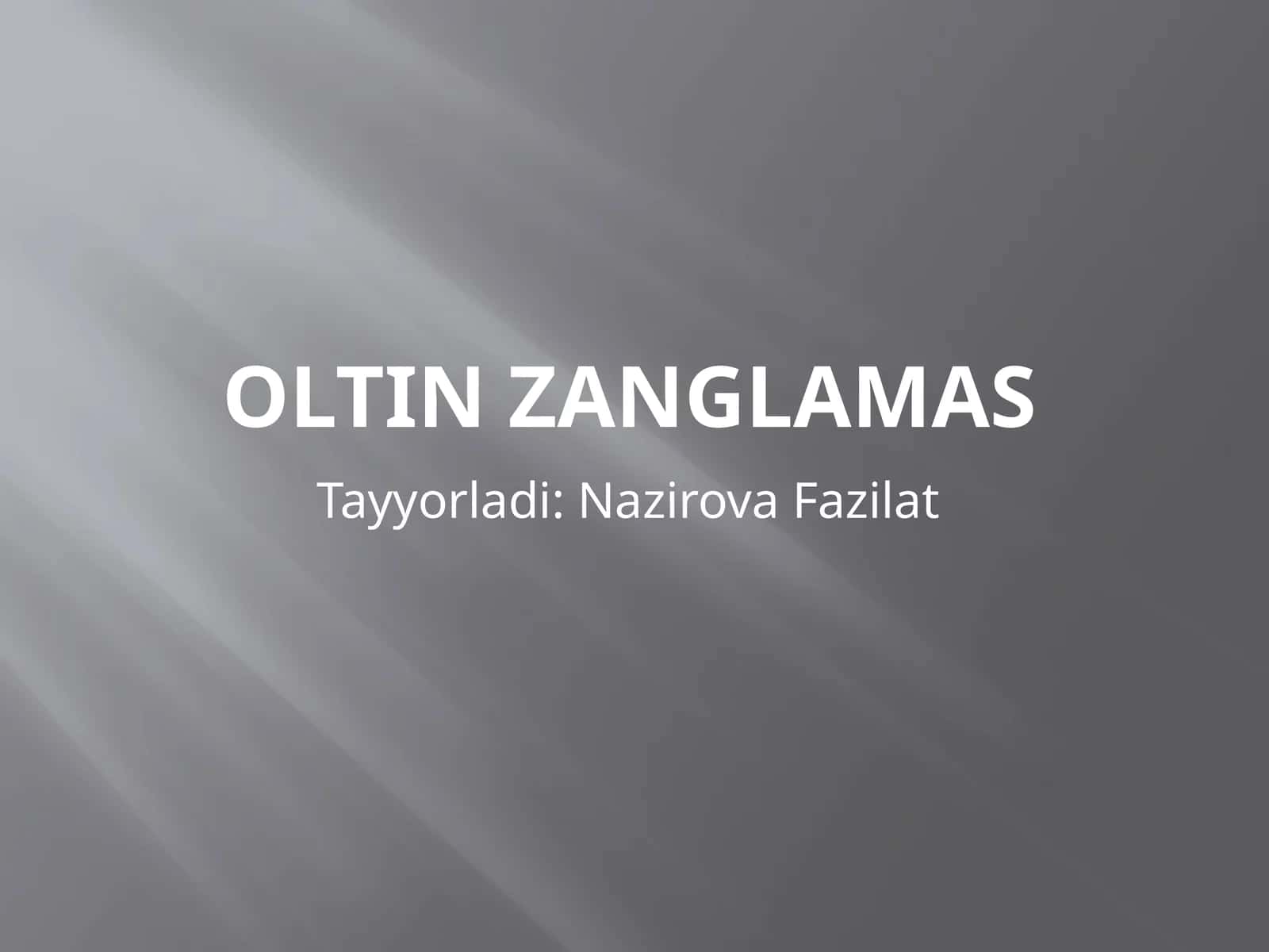 Oltinzanglamas