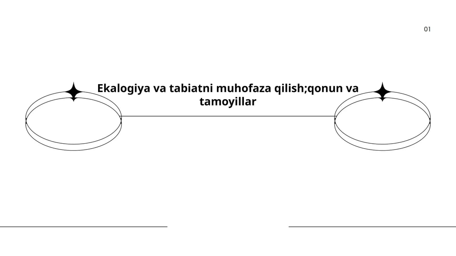 Ekalogiya va tabiatni muhofaza qilish;qonun va tamoyillar