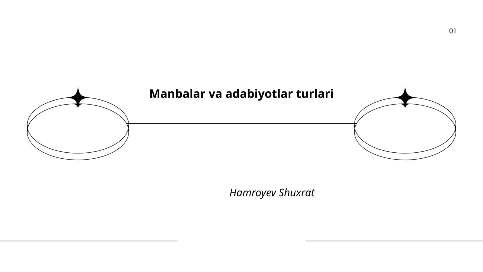 Manbalar va adabiyotlar turlari