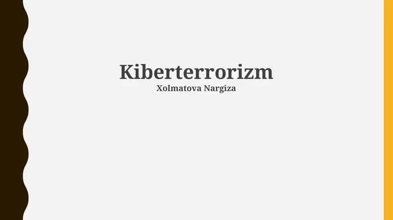 Kiberterrorizm