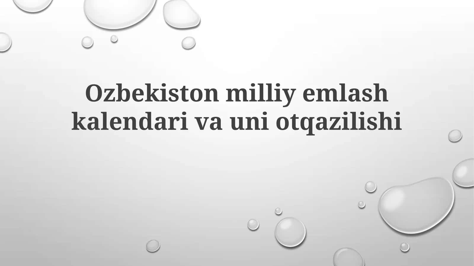 O'zbekiston Respublikasining Milliy emlash kalendari