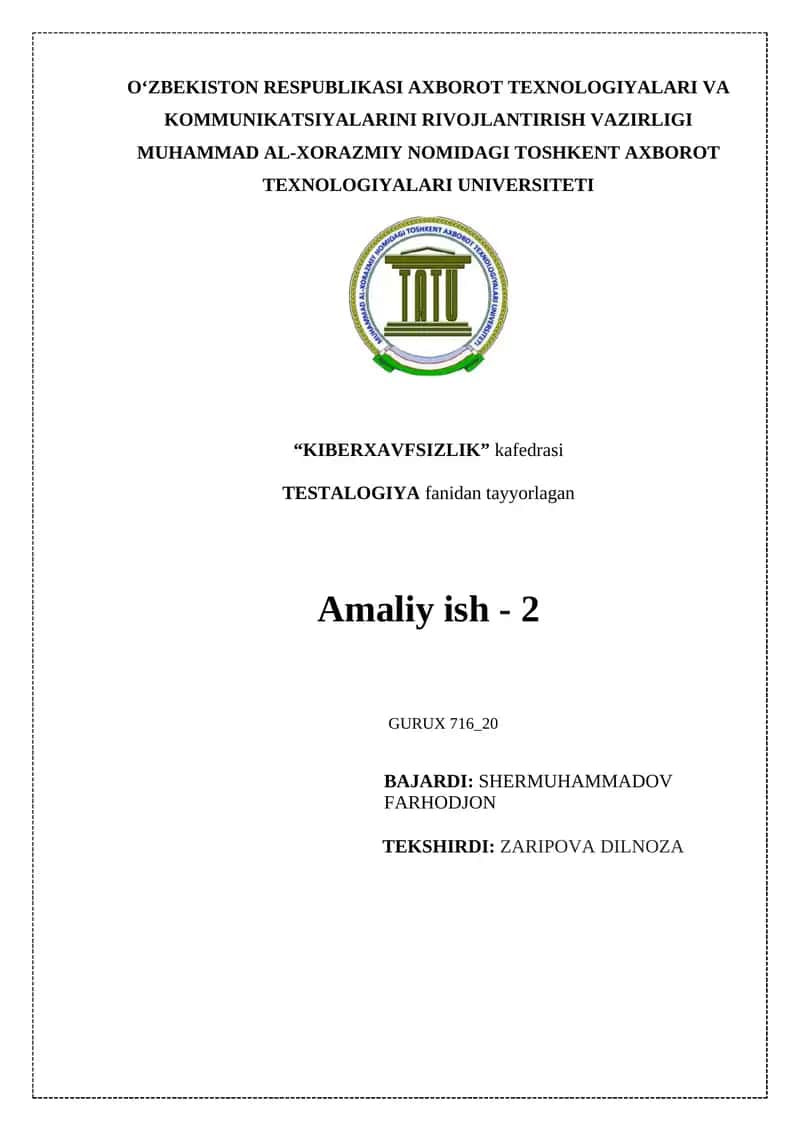 Pedagogik Testlar