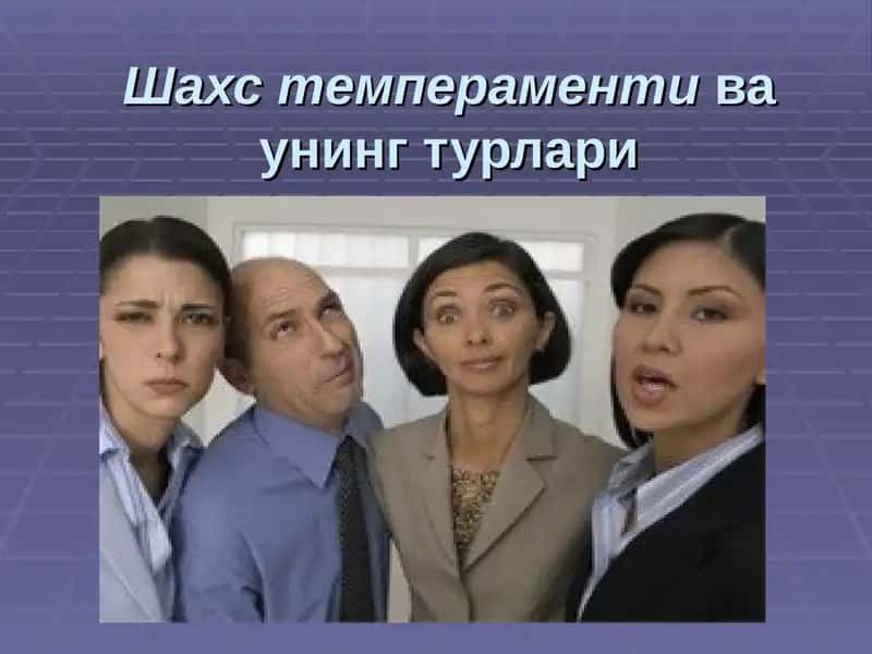 Шахстемпераментива унинг турлари