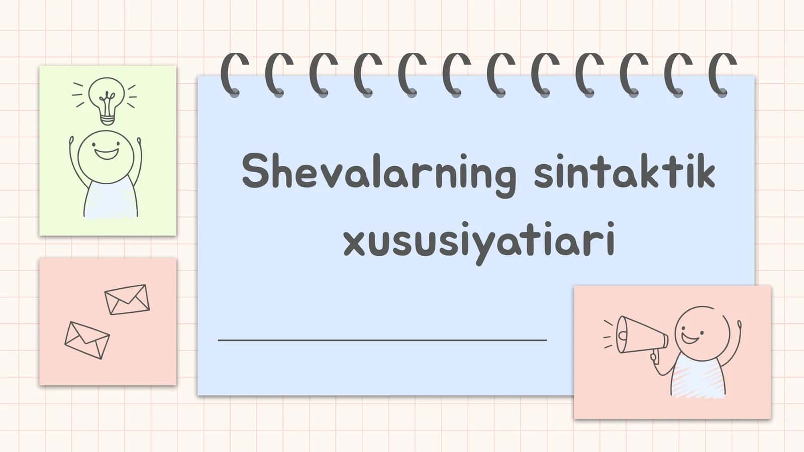 Shevalarning sintaktik xususiyatiari