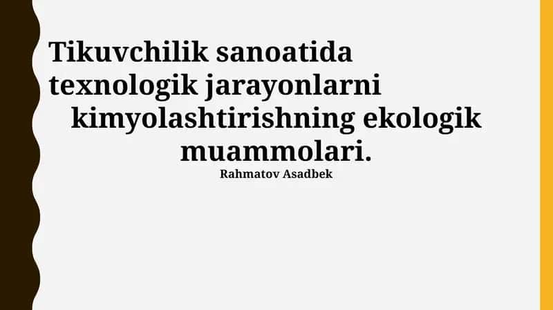 Ekologik muammolar