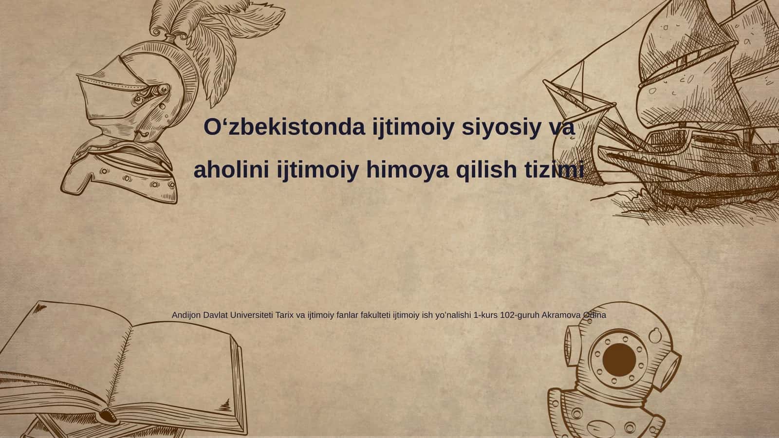 Oʻzbekistonda ijtimoiy siyosiy va aholini ijtimoiy himoya qilish tizimi
