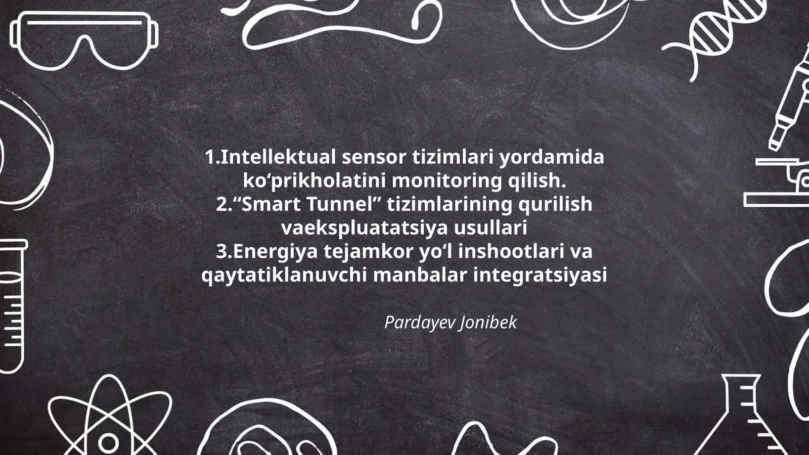 Intellektual sensor tizimlari yordamida ko‘prikholatini monitoring qilish