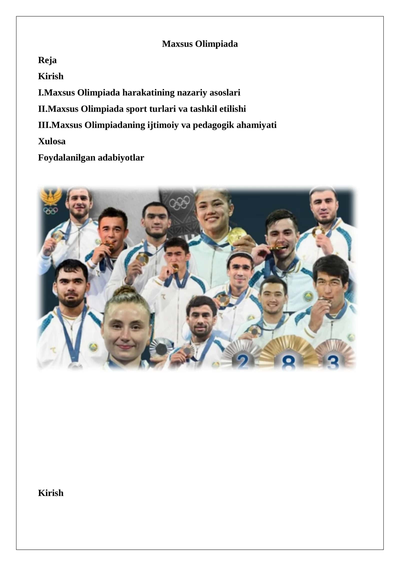 Maxsus Olimpiada