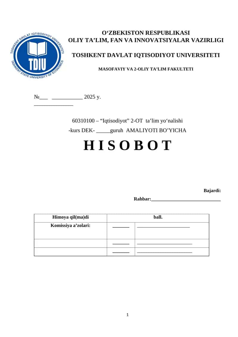 Ipoteka banki amaliyot hisoboti.
