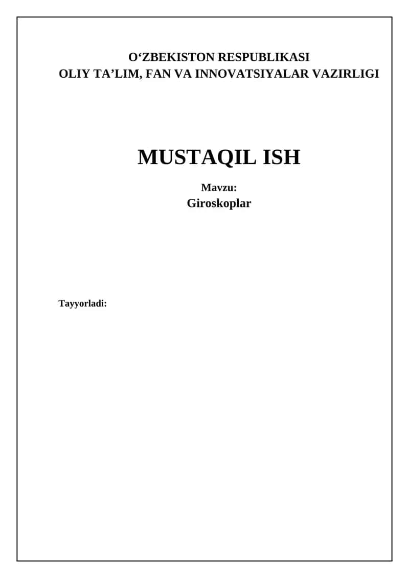 Giroskoplar