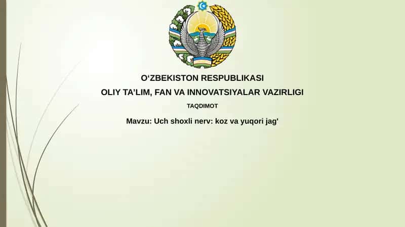 Uchshoxlinerv: kozvayuqorijag'