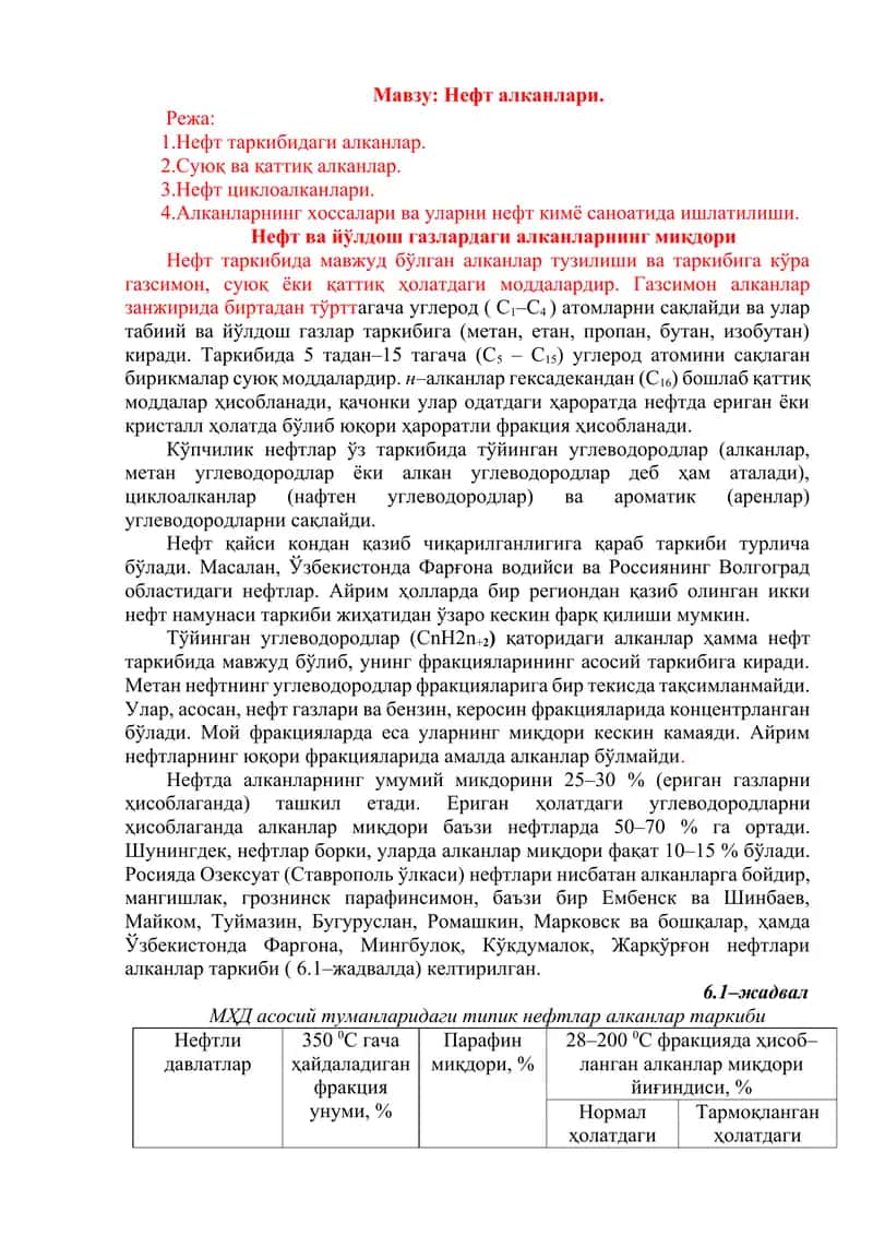 Нефт алканлари