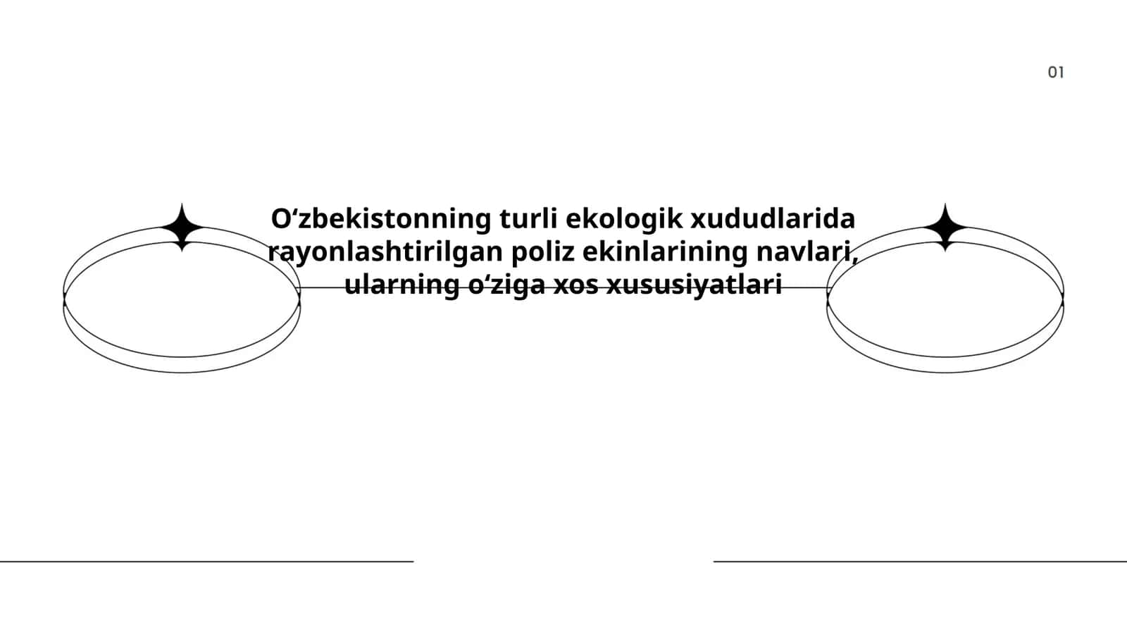 Oʻzbekistonning turli ekologik xududlarida rayonlashtirilgan poliz ekinlarining navlari, ularning oʻziga xos xususiyatlari