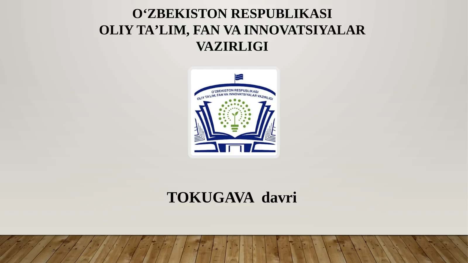 Tokugava Davri