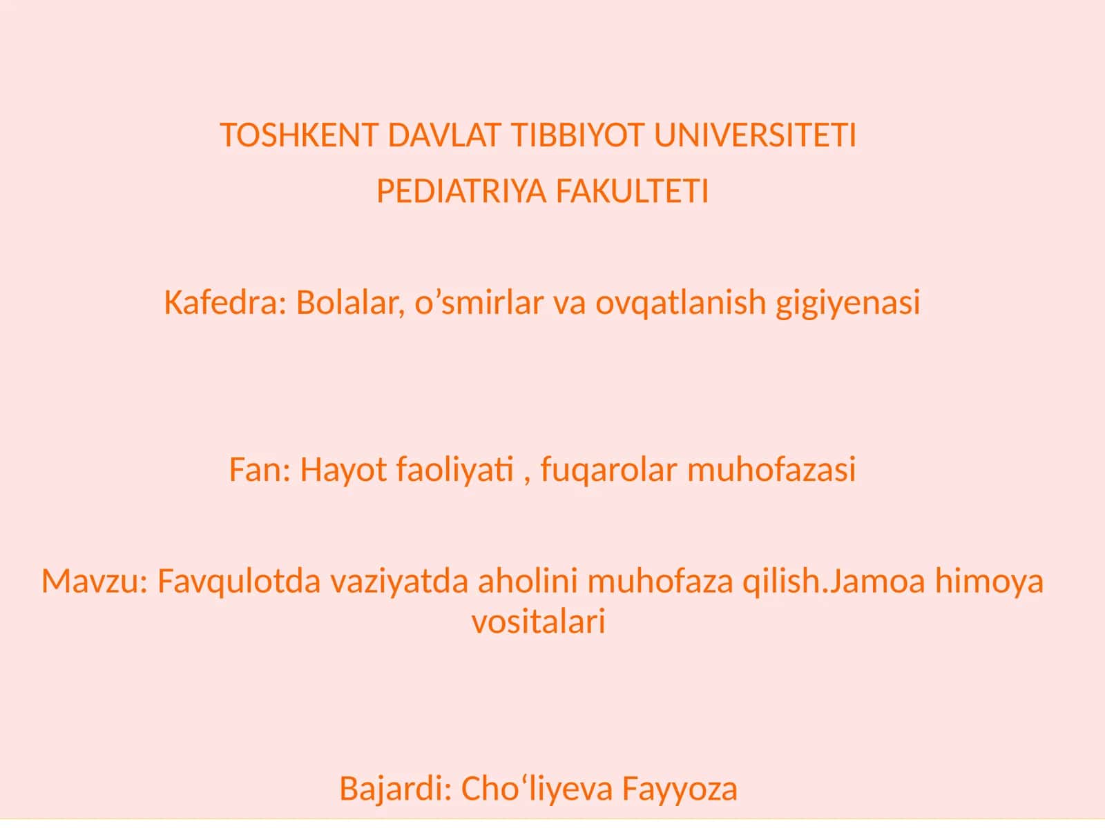 Favqulotdavaziyatdaaholinimuhofazaqilish.Jamoahimoyavositalari