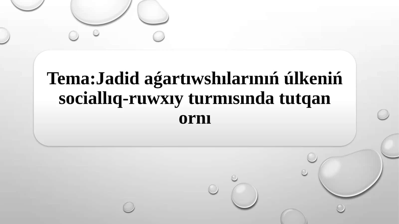 Jadidshilik háreketi