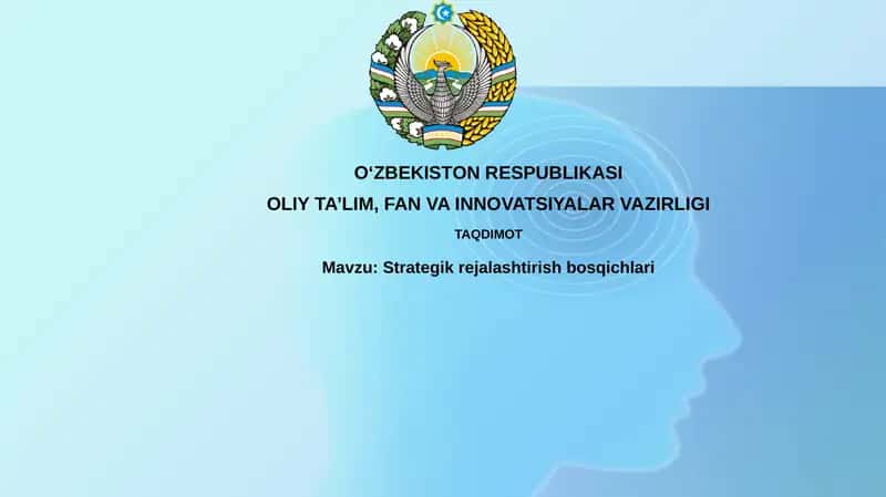 Strategik rejalashtirish bosqichlari