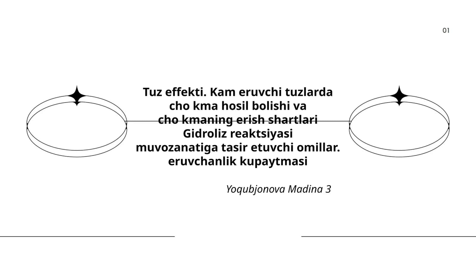 Tuz effekti. Kam eruvchi tuzlarda cho kma hosil bolishi va cho kmaning erish shartlari Gidroliz reaktsiyasi muvozanatiga tasir etuvchi omillar. eruvchanlik kupaytmasi
