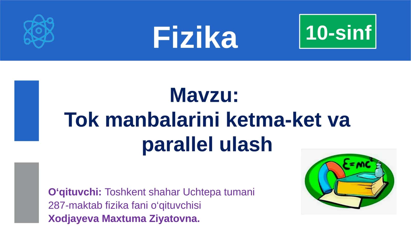 Elektr tok manbalari