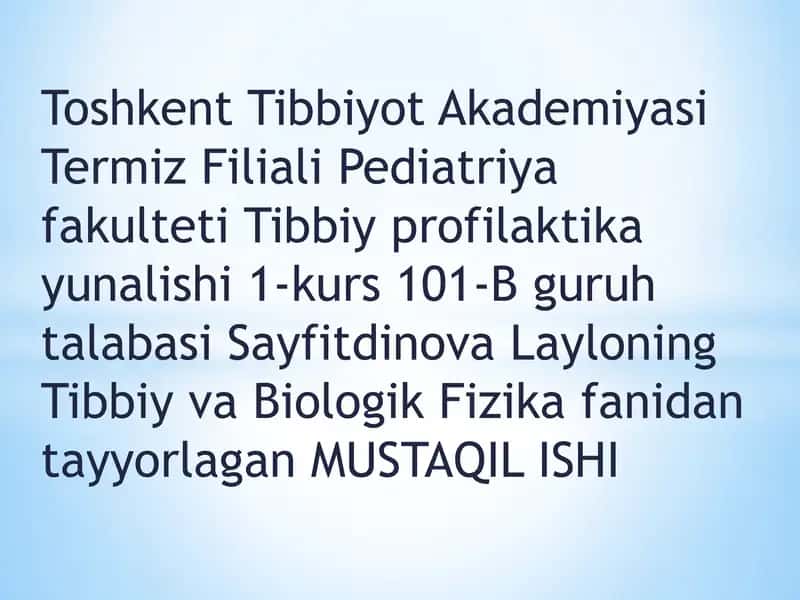 Tibbiyotda endaskopik usullarning qo’llanishi