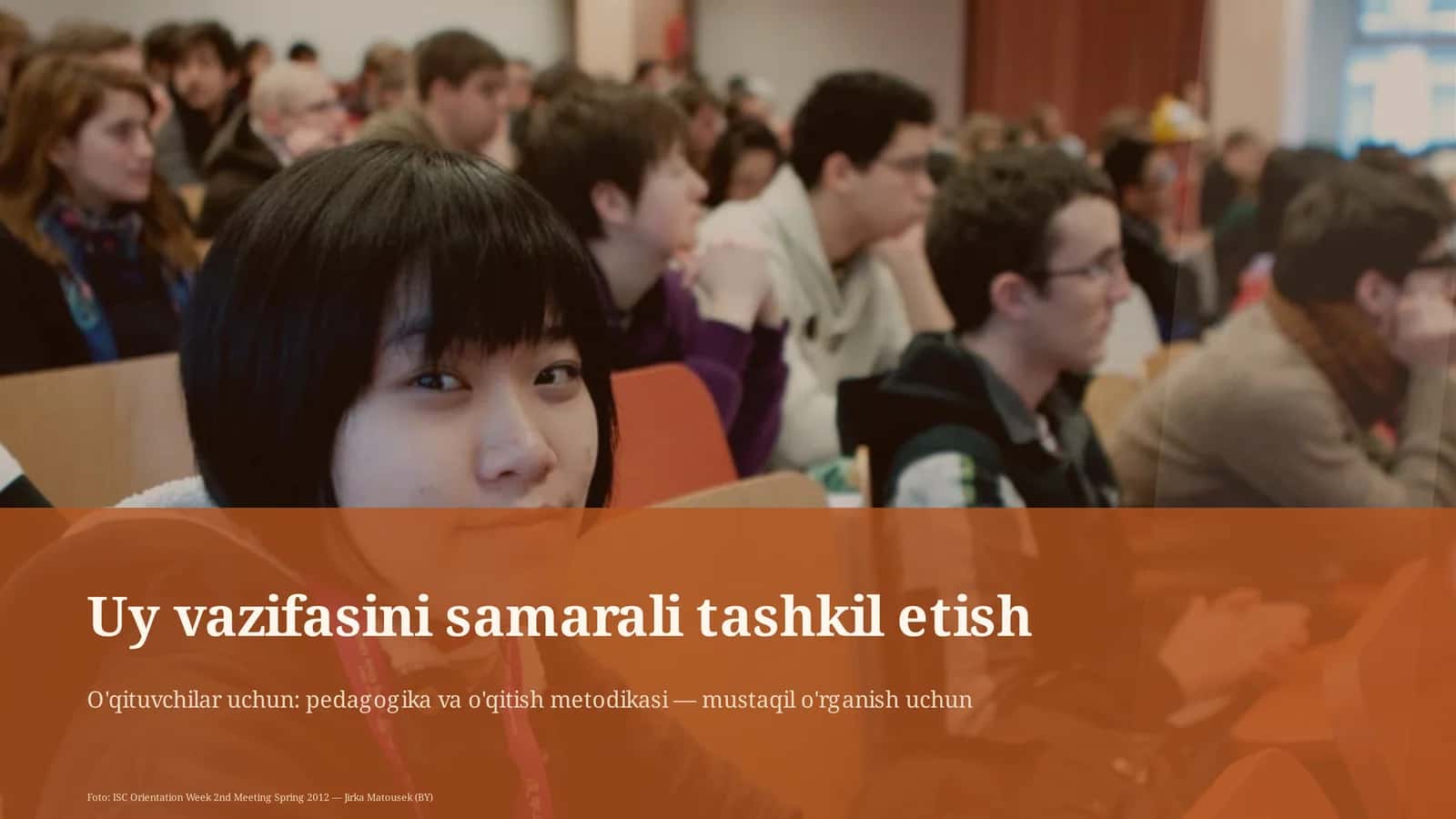 Uy vazifasini samarali tashkil etish