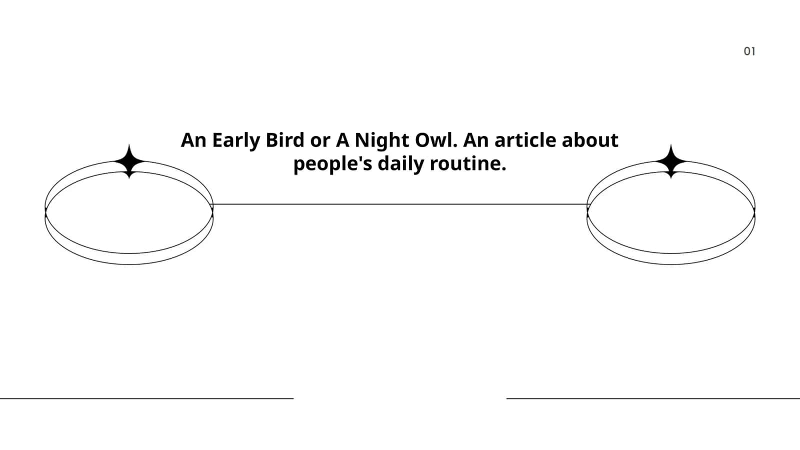 An Early Bird or A Night Owl?