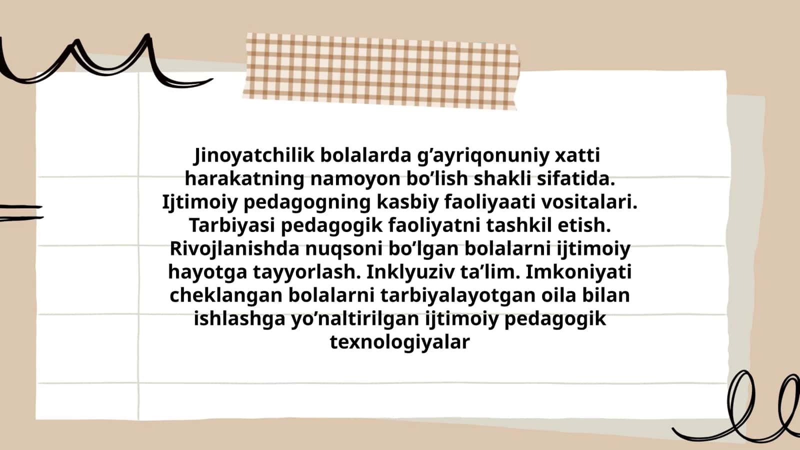 Ijtimoiy pedagogik texnologiyalar